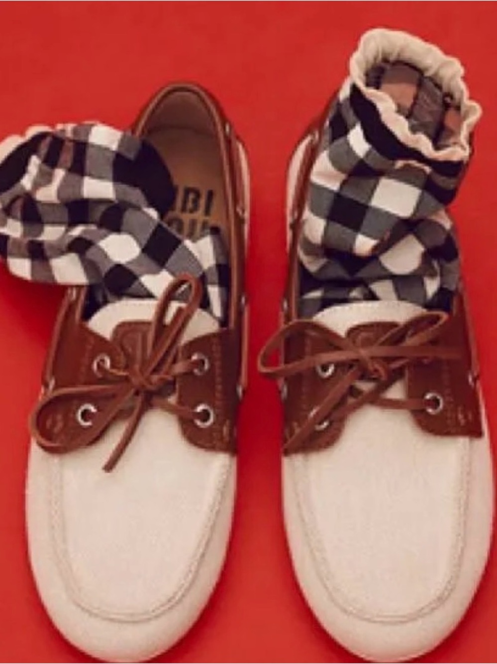 Bibi Lou Women's Canvas Loafers - Beige and Brown NWOT